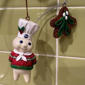Danbury Mint The Pillsbury Doughboy Glitter Ornament - No Box